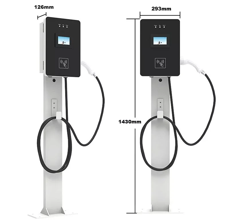 Dimension of Electric Car Wallbox Charger